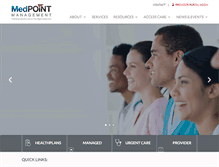 Tablet Screenshot of medpointmanagement.com
